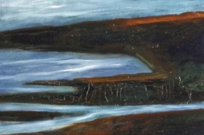 Bay and Land, 2010, oil on canvas, 80x60 cm, $2600