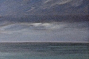 Margate Beach/ Grey Afternoon, 2011, oil on canvas, 102x76 cm, $3000