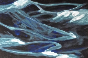 Surf/ Night, 2010, oil on canvas, 60x80 cm, $2600