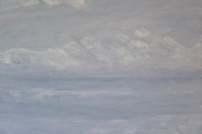 Grey Bay 1, 2.11.2015, oil on canvas, 76x102 cm